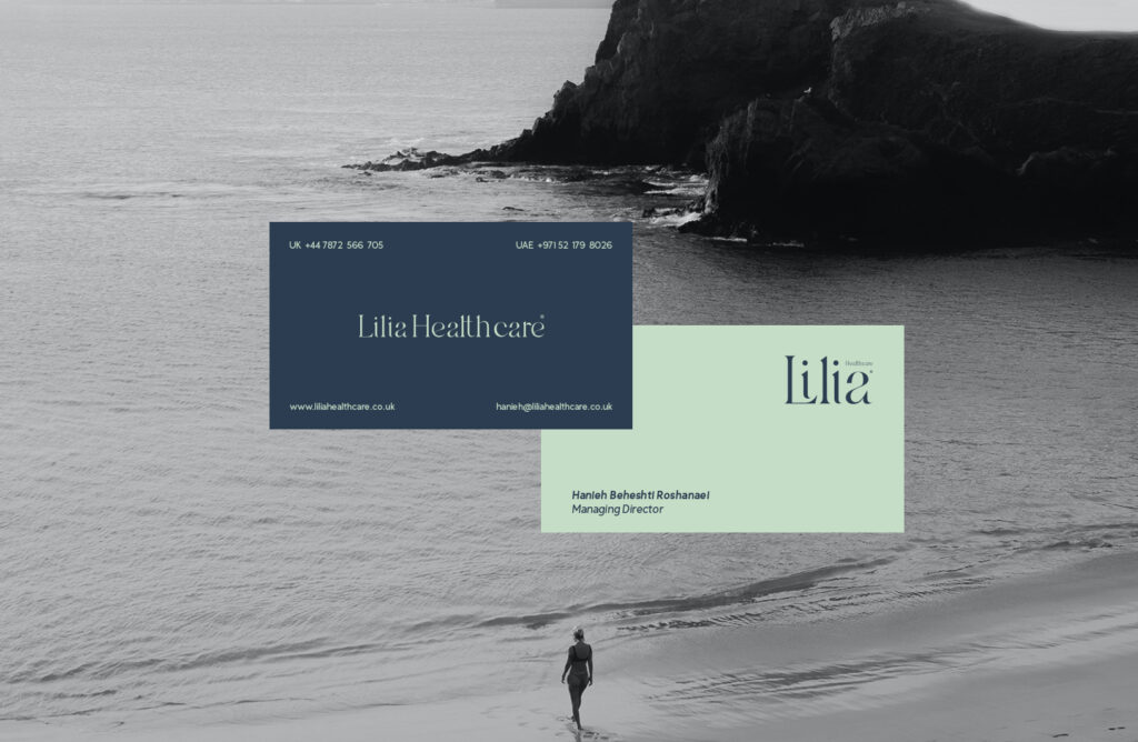 Lilia Healthcare | Logo & visual brand identity design